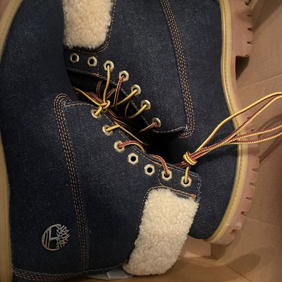 Timberland boots Denim size 9 men - Picture 2 of 4